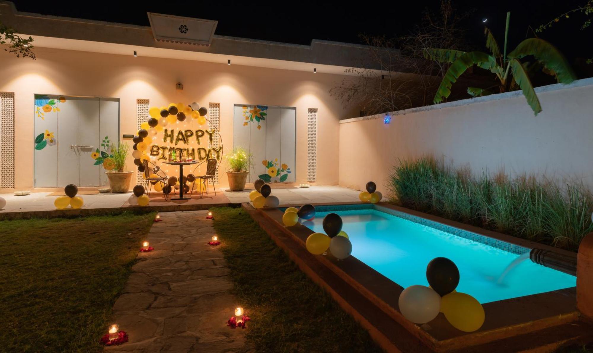 Parijat Private Pool Villa 1, 2 And 3 Bhk Udaipur Exteriör bild